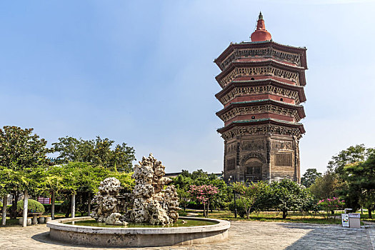 中国河南省安阳市天宁寺塔文峰塔