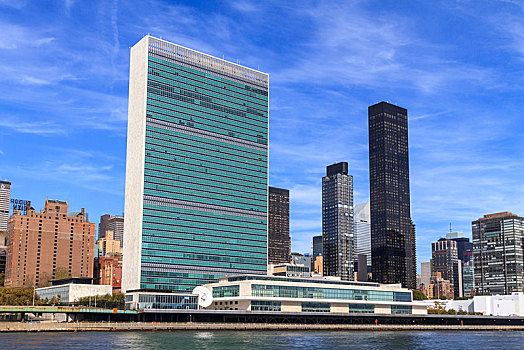 联合国,总部,东河,曼哈顿,纽约,美国,北美