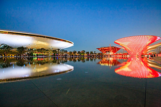 夜色,夜景,水面