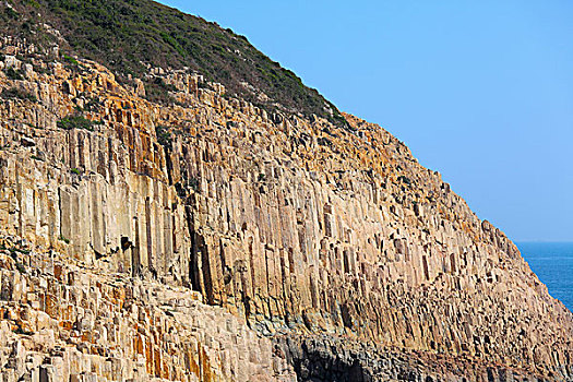 香港,公园,六边形,柱子