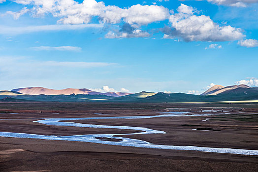 可可西里自然保护区风光,中国西藏