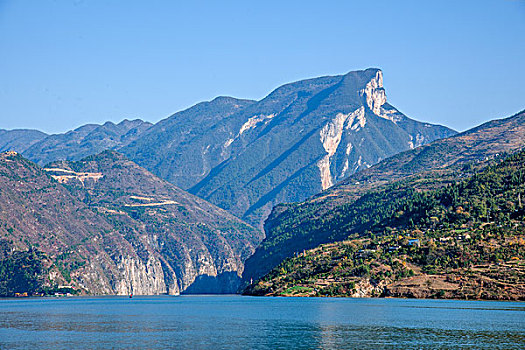 长江三峡奉节江河水域