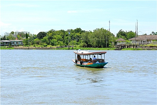 船,湄南河,泰国