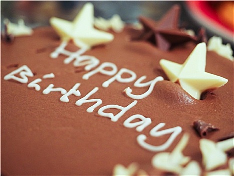 生日快乐,巧克力蛋糕
