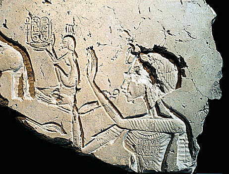 浮雕,皇后,古埃及,第十八王朝,时期