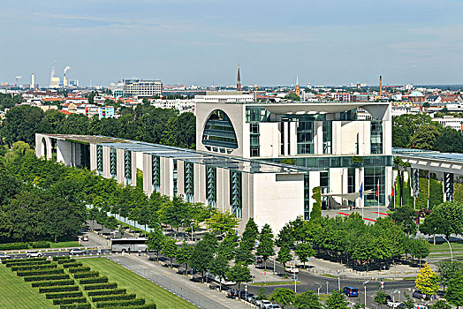 德国,柏林,蒂尔加滕,地区,德国国会大厦,德国联邦议院,1999年,建筑,1894年,玻璃,圆顶,建筑师,诺曼福斯特,风景,上面