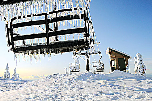 滑雪坡,缆车,闭合,冰,省立公园,北温哥华,不列颠哥伦比亚省