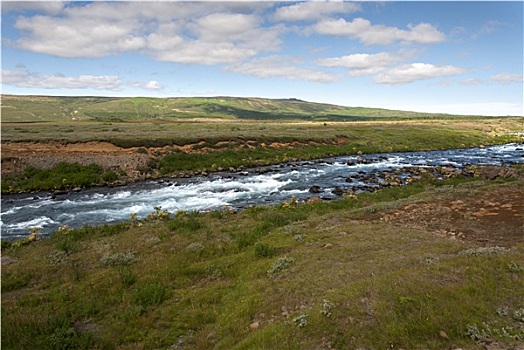 河,急流,冰岛