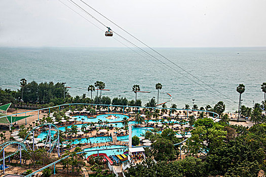 泰国芭堤雅公园海滩酒店海滨游乐场