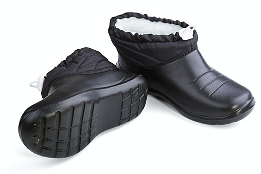 黑色,橡胶,女性,鞋