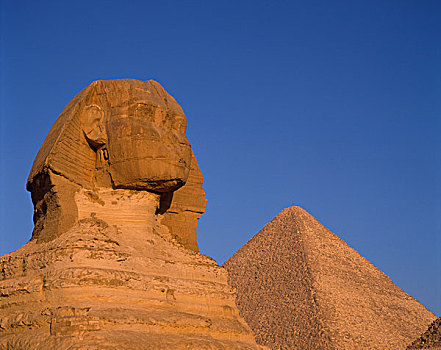 基奥普斯金字塔,吉萨金字塔,开罗,埃及,一个