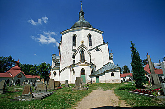 教堂,青山,捷克共和国