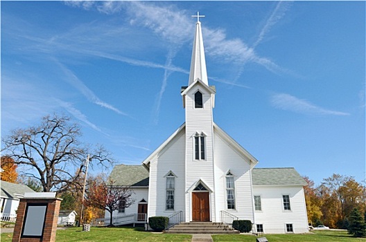 美国乡村教堂图片