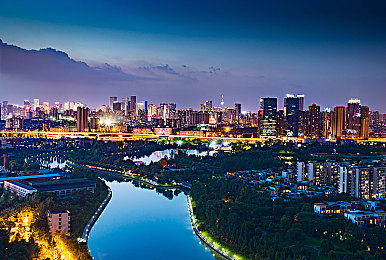 東湖夜景圖片