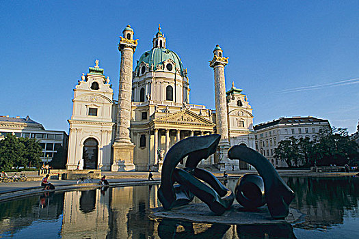 奥地利,维也纳,卡尔教堂