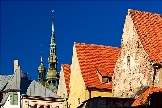 教堂,老城,里加,拉脱维亚