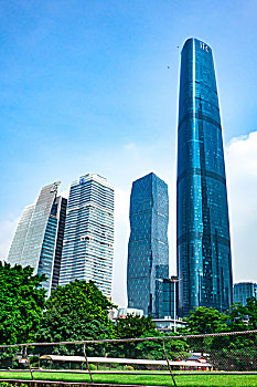 广州双子塔,西塔,国际金融中心ifc,东塔,周大福金融中心ctf