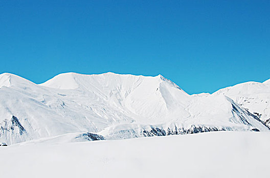 高山,雪