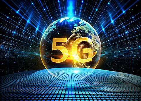 地球5g科技速度互联网物联网