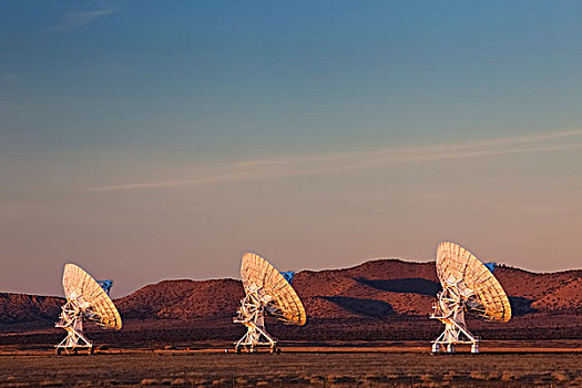 射电望远镜,卫星天线,射电望远镜巨阵,新墨西哥,美国