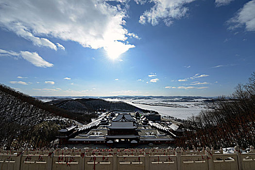 敦化六顶山风光