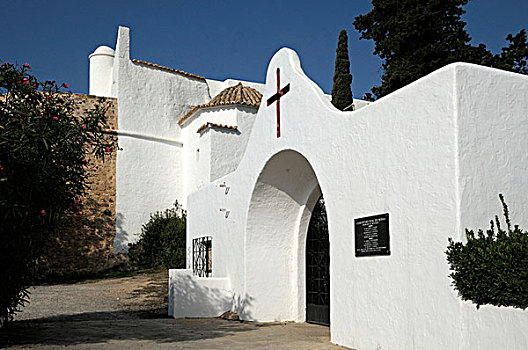 佛提费尔德教堂,弥撒,伊比萨岛,巴利阿里群岛,西班牙,欧洲