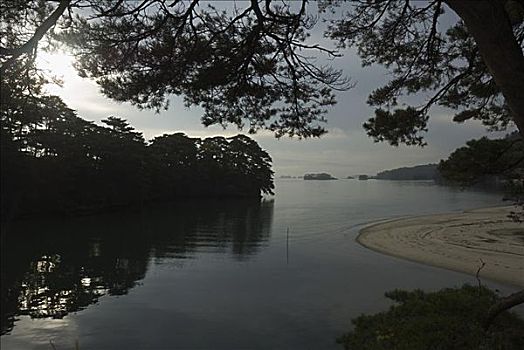 松岛,岛屿,本州,日本