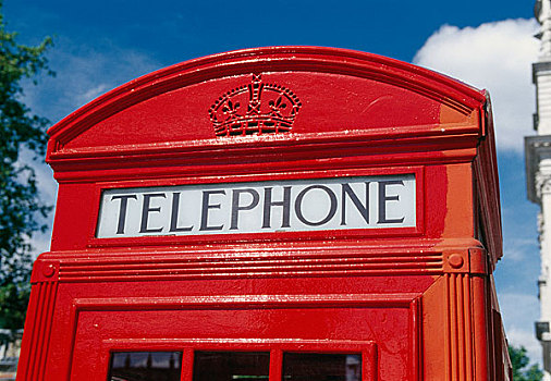 电话亭,伦敦,英格兰