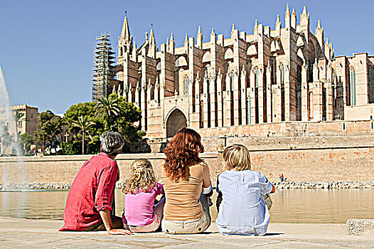 家庭,帕尔玛,大教堂,马略卡岛