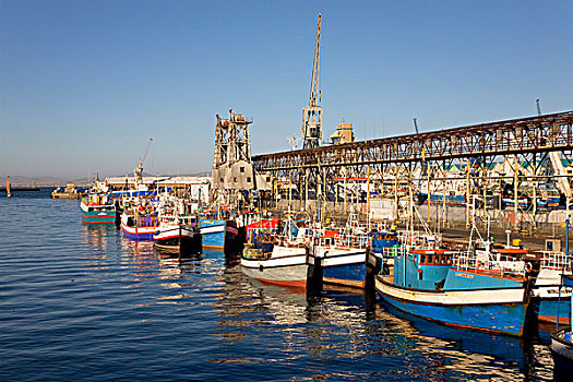 水岸,渔港,渔船,开普敦,西海角,南非,非洲