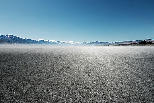 沥青,道路,夏天,新西兰