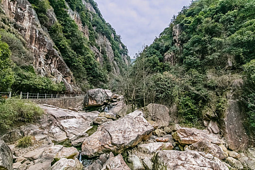 浙江省,天台县,岩石,溪流,自然景观