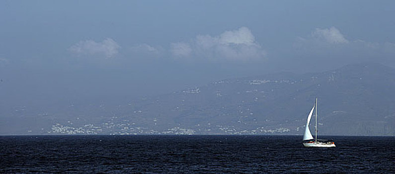 希腊米克诺斯的海洋