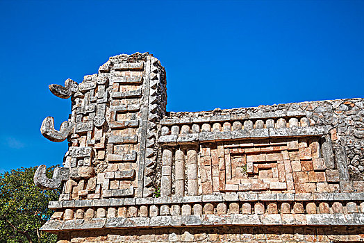 宫殿,玛雅人遗址,尤卡坦半岛,墨西哥