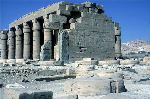 拉美西斯二世神殿,拉美西斯二世,路克索神庙,埃及,艺术家,未知