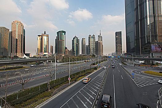 上海,陆家嘴金融贸易区,东方明珠