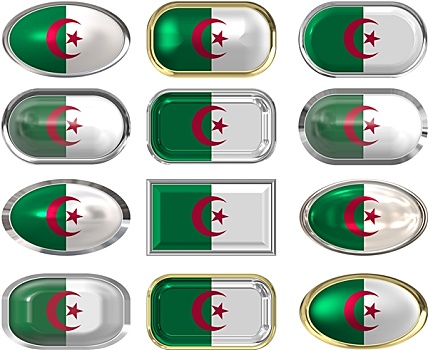 扣,旗帜,阿尔及利亚