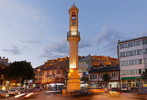 钟楼,城堡,城市,黑海,区域,土耳其,亚洲