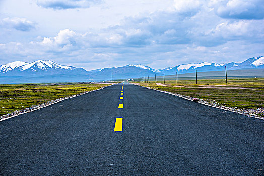 雪山草原公路