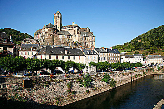 法国,阿韦龙省,中世纪,乡村,城堡,世界遗产