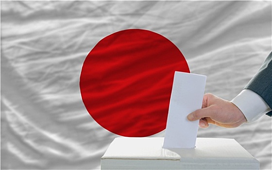 男人,投票,选举,日本