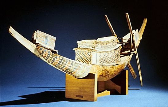 模型,船,古埃及,第十八王朝,艺术家,未知