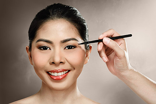 美女,亚洲女性,化妆