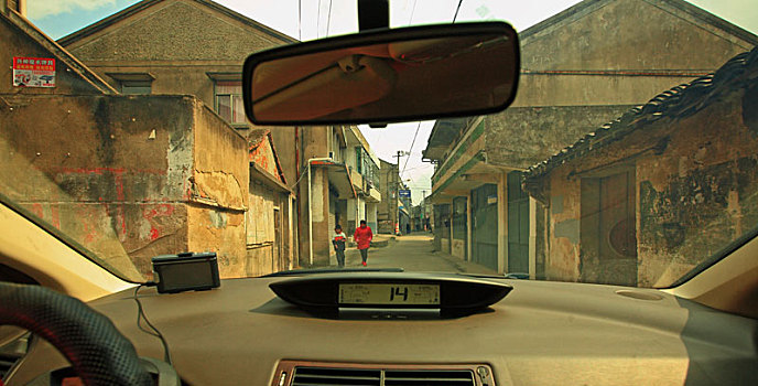 汽车,玻璃,后视镜,街道,街景,城市,开车