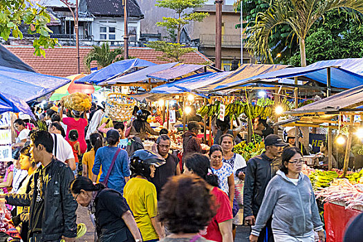 登巴萨,市场,巴厘岛,印度尼西亚