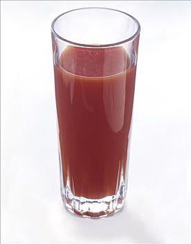 玻璃杯,番茄汁