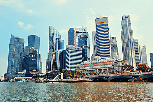 新加坡,新加坡城,城市,摩天大楼,四月,独立日,金融中心,世界,港口