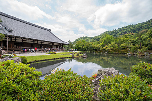 日本京都岚山天龙寺