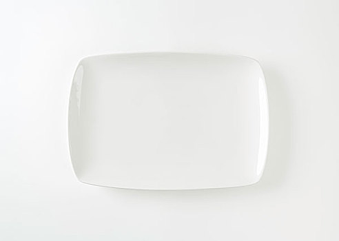 长方形,白色,瓷器,盘子