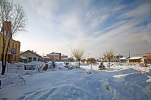 镜泊湖,冰雪,自然风光,景观,吉林